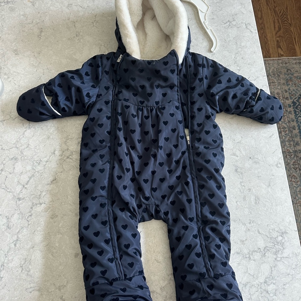 Jacadi Snowsuit 12months Navy
